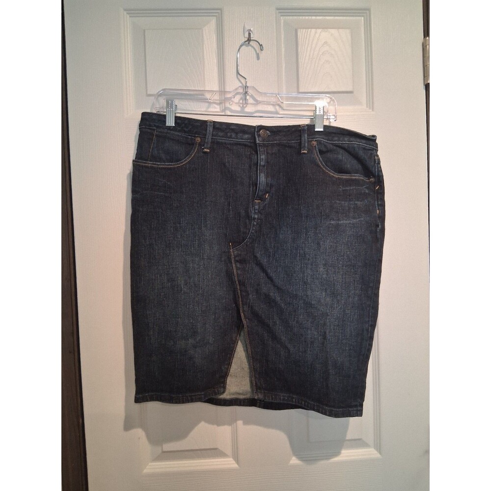 Banana Republic Denim Jean Pencil Skirt Womens Size 14 Y2K 2007